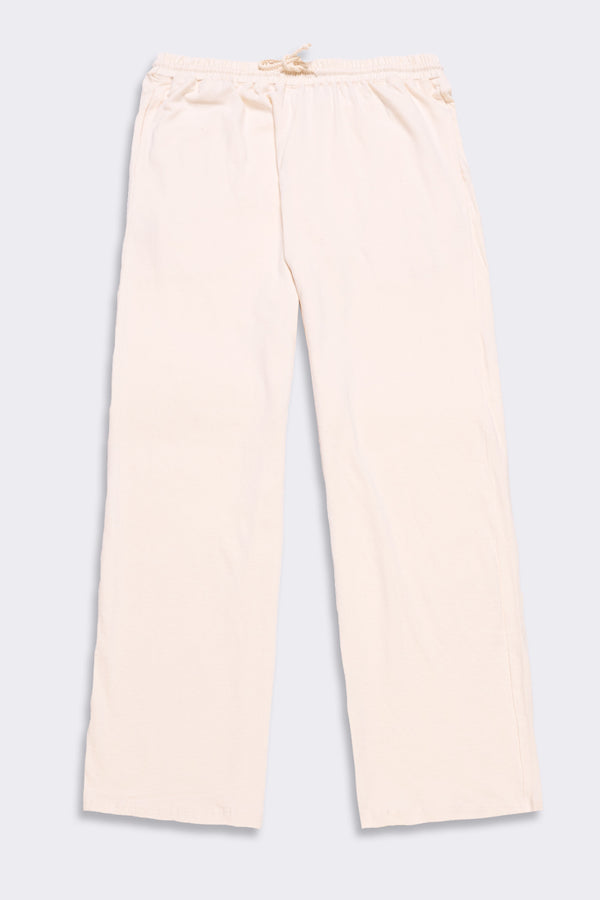 Women's Organic Straight Leg Lounge Pants in Natural
