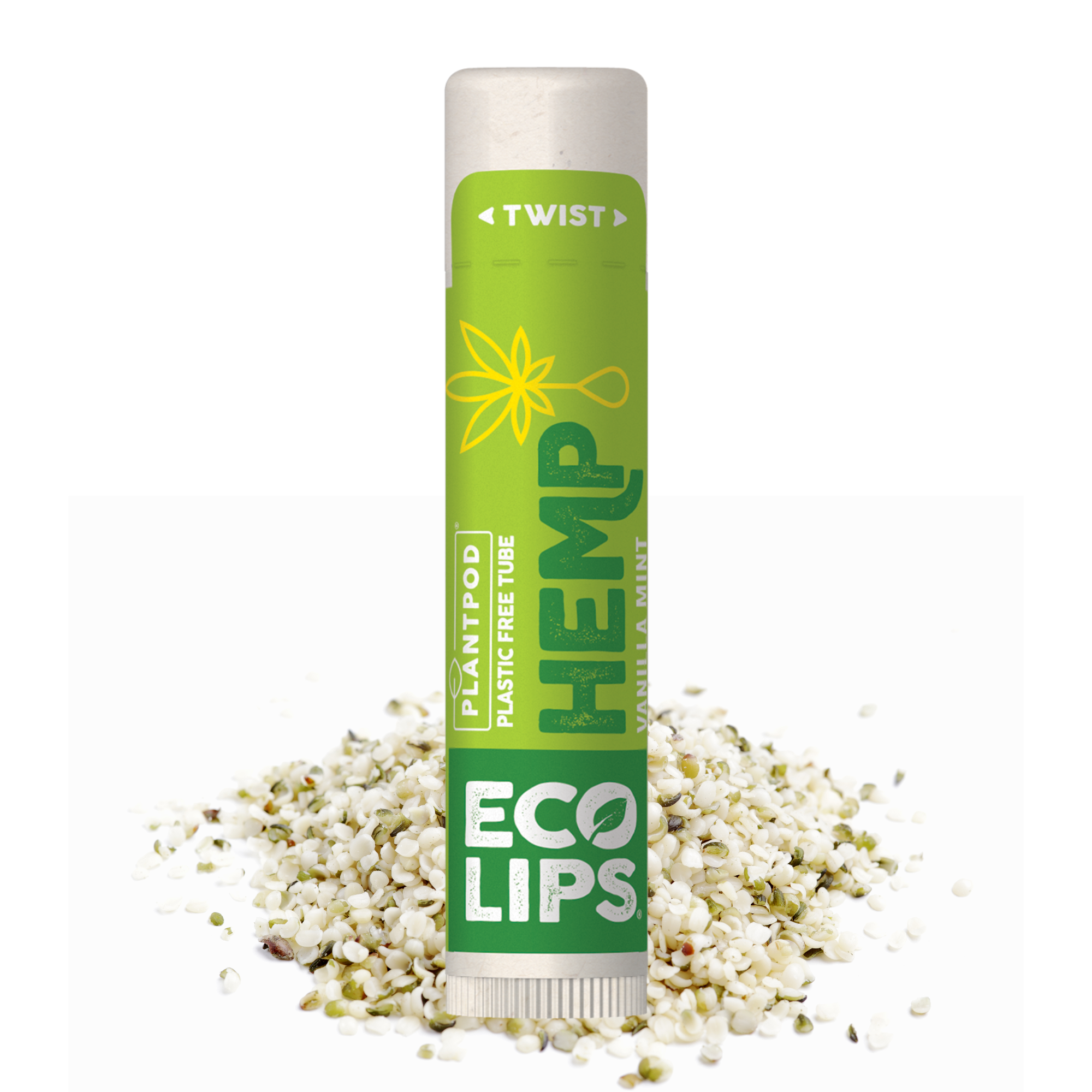 Hemp Vanilla Mint Plant Pod® Organic Lip Balm, 0.15 oz.