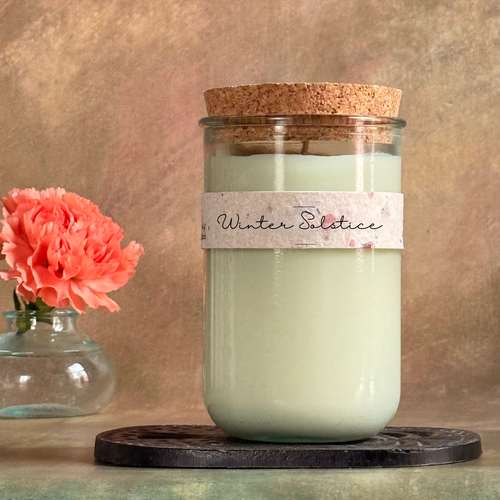 Winter Solstice Soy Candle