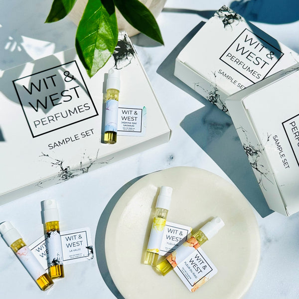WIT & WEST NEW TO NATURAL PERFUME SAMPLE SET