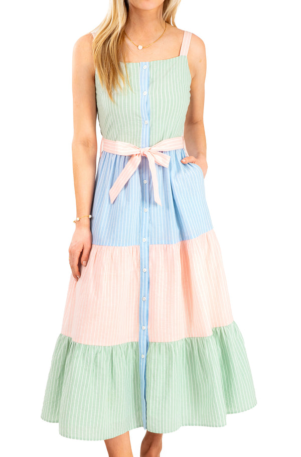 Blythe Pastel Stripe Dress
