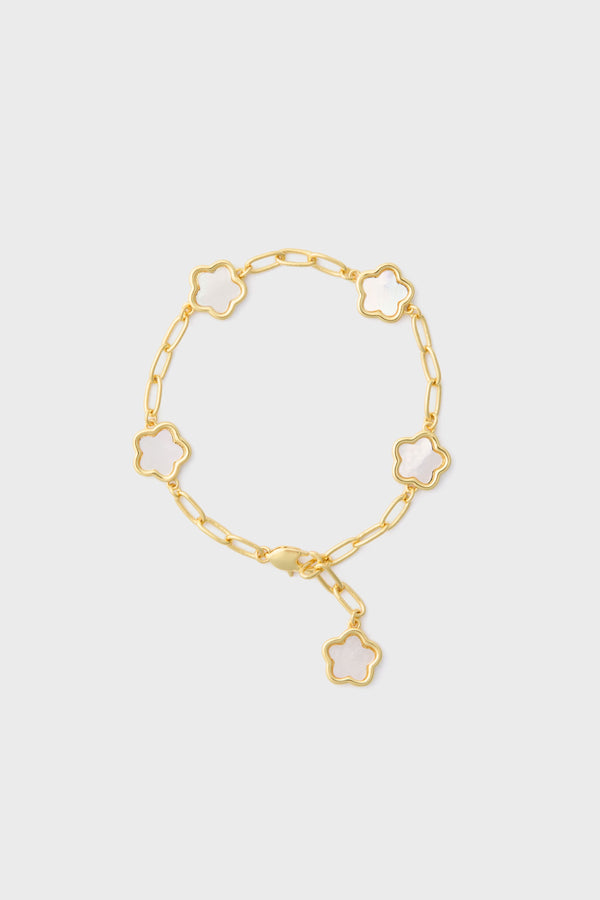 Mother of Pearl Lilia Station Bracelet
