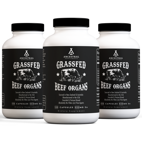 Grass Fed Beef Organs 3-Pack