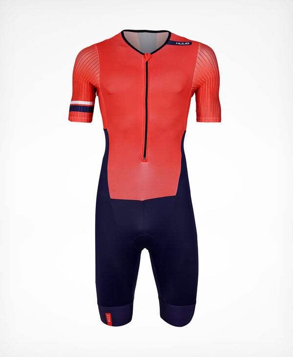 Mittsu Aero Tri Suit - Red/Blue