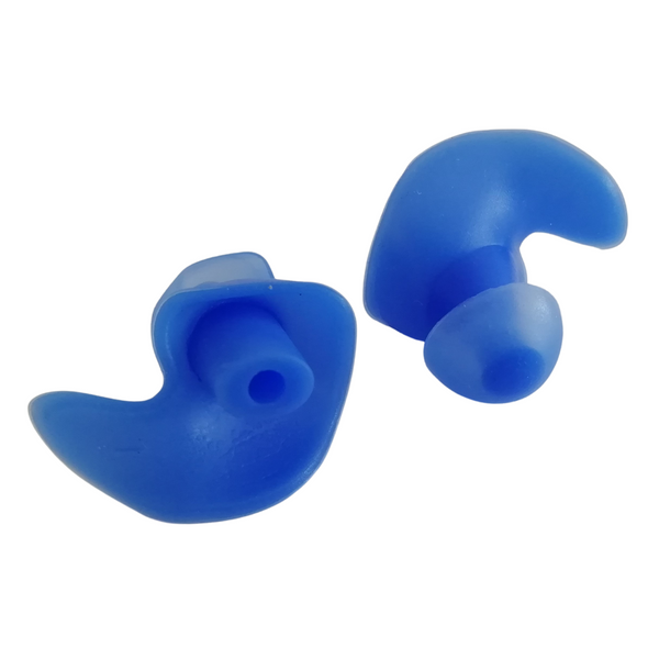 Shell Ear Plugs – Soft 100% Silicone Reusable Waterproof Earplugs with Easy Insertion Stem & Protective Case for Swimming