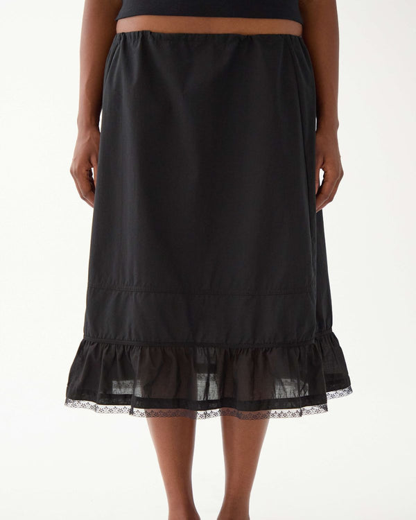 The Petticoat: Cotton Voile Black