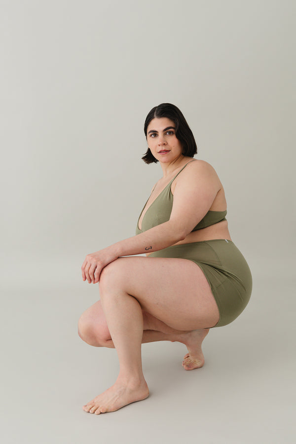 High Sleep Short - Olive