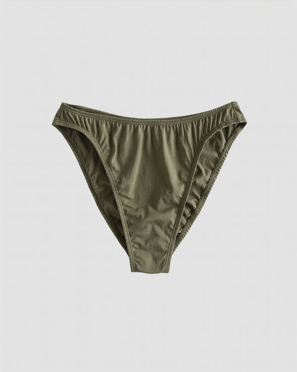 Mid-rise French Cut - Olive