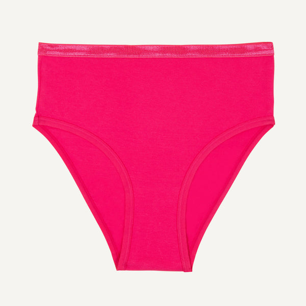 Organic Cotton High-Rise Brief in Aurora