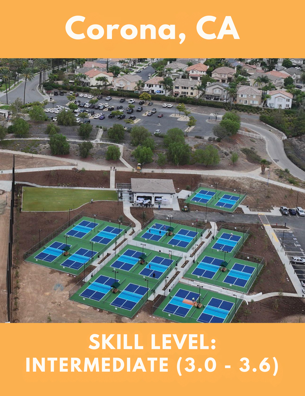 June 13-14, 2026 (Corona, CA) Skill levels 3.0 - 3.6 (Intermediate)