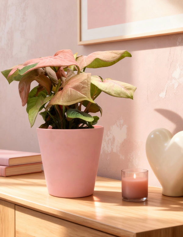 Pink Arrowhead Plant