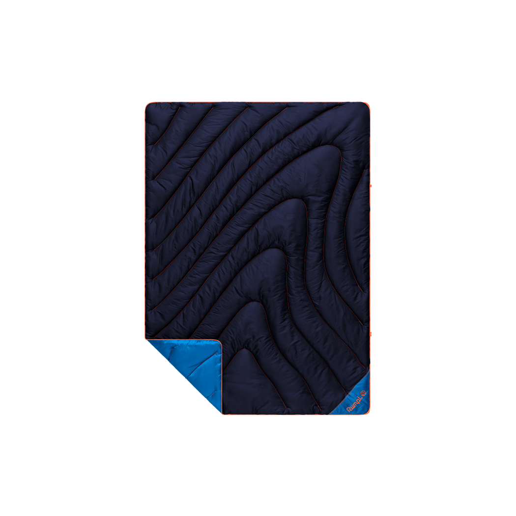 Original Puffy Throw Blanket - Midnight Blue