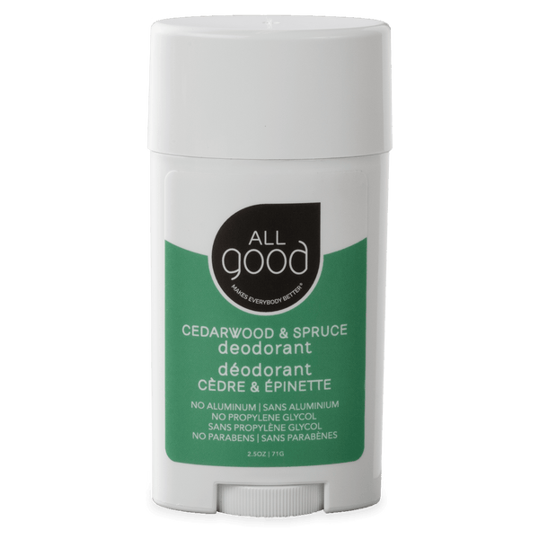 All Good Deodorant - Cedarwood & Spruce, 2.5 oz