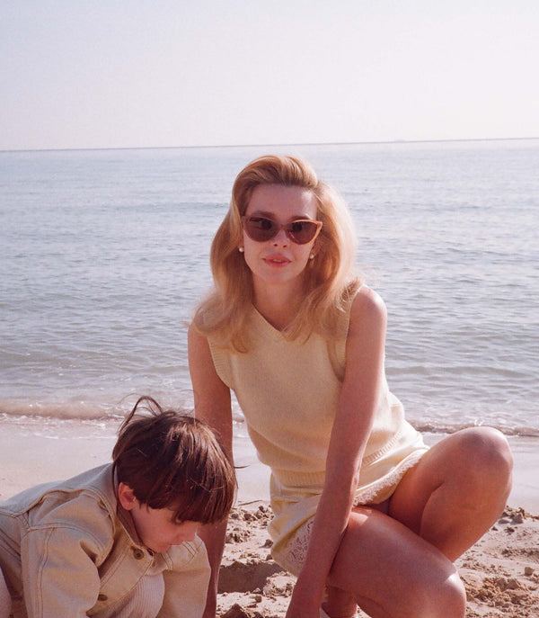 DÔEN BY GARRETT LEIGHT DOYENNE SUNGLASSES -- MINK