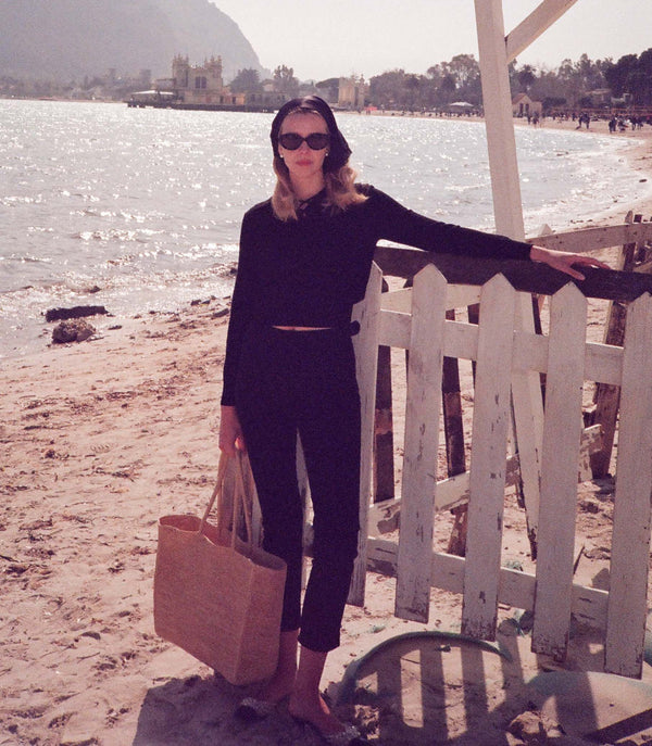 DÔEN BY GARRETT LEIGHT INGÉNUE SUNGLASSES -- BLACK