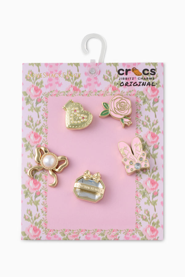 LoveShackFancy x Crocs 5-Pack of Icon Jibbitz Charms