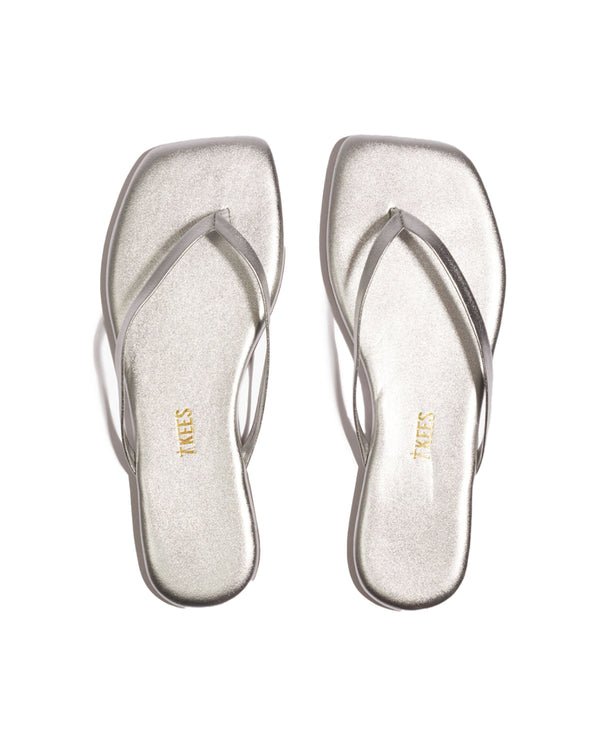 TKEES - Square Toe Lily Metallics Fairylust Flip Flops