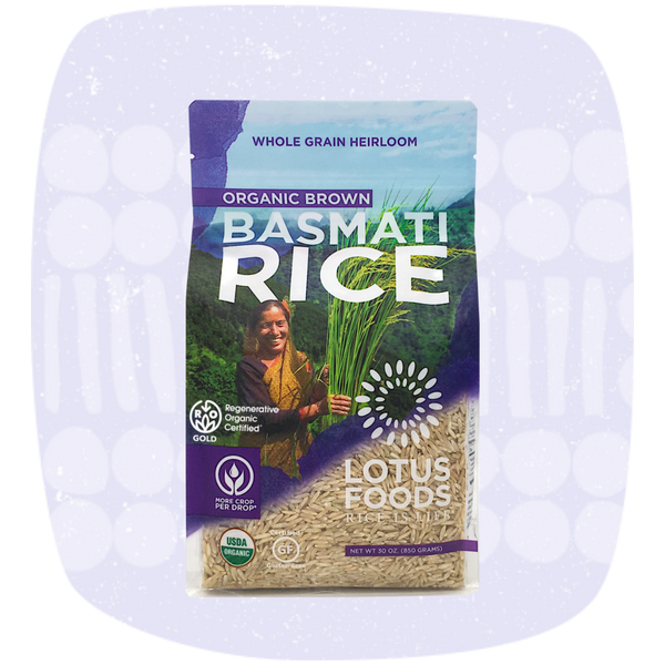 Regenerative Organic Brown Basmati Rice
