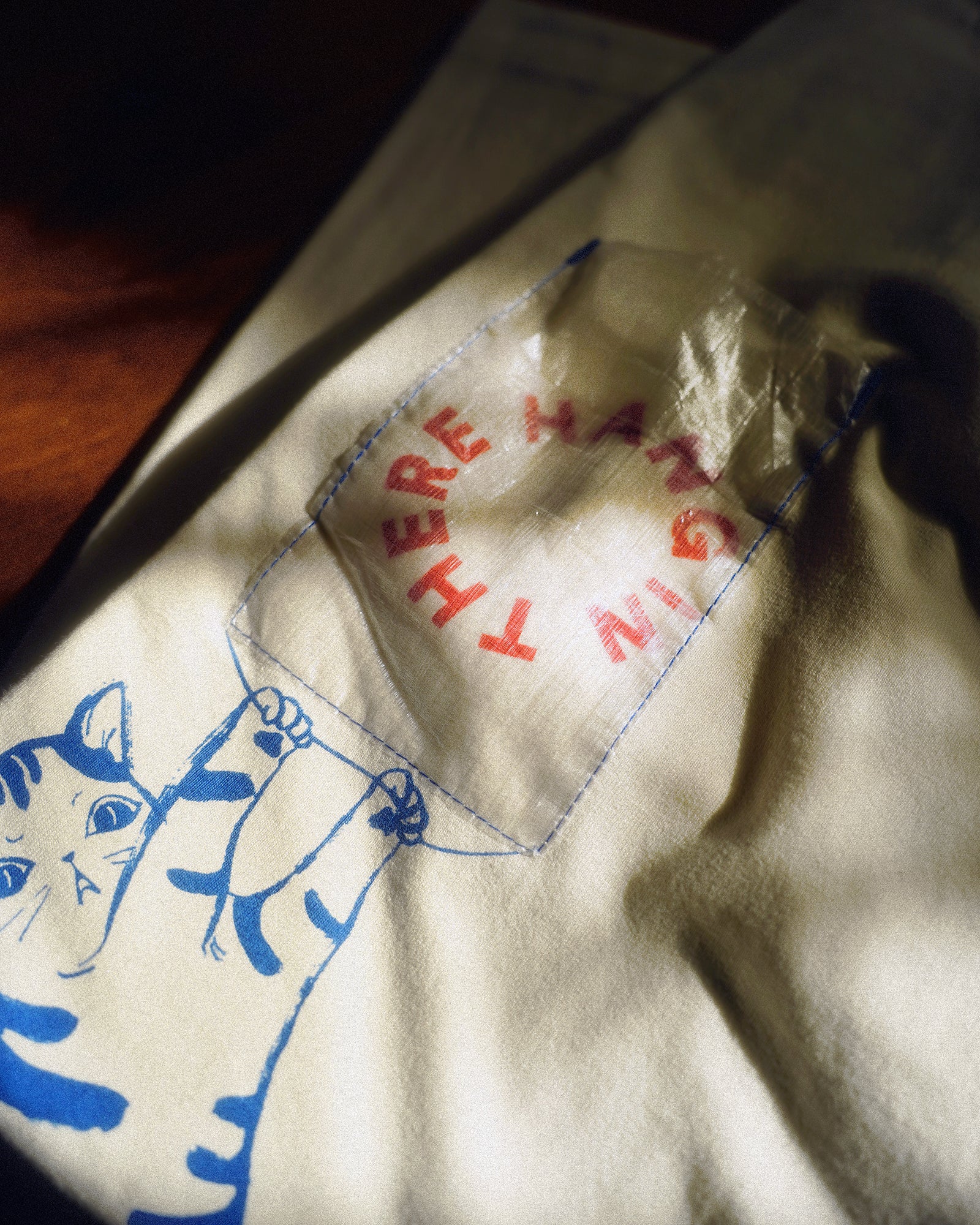 Hang In There! | Oversized Tee | Cream