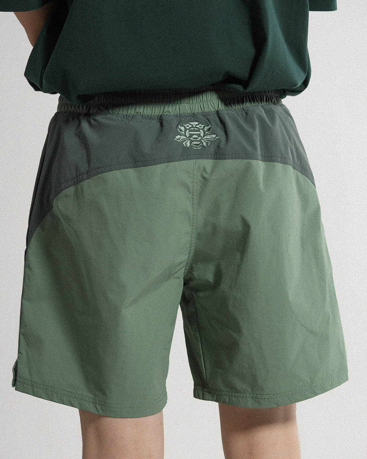 Comp Shorts | 3" & 6" Sage Green | Peonies