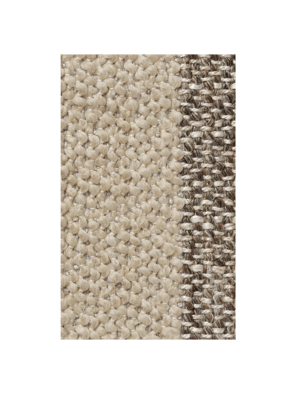 Fabric Sample - Louisiana - Sand/Off-White