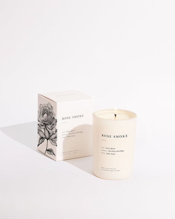 Limited Edition Rose Smoke Candle