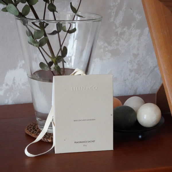 Basil Leaf & Mandarin Fragrance Sachet
