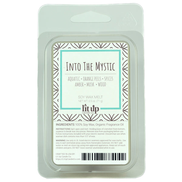 Into the Mystic scented 2.5 oz. soy wax melt - FKA Green Tea & Willow