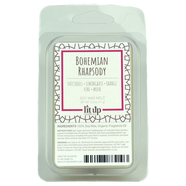 Bohemian Rhapsody scented 2.5 oz. soy wax melt - FKA Karma