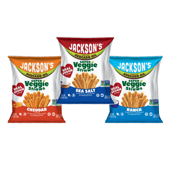 Variety Pack Super Veggie Straws in Avocado Oil 0.75oz (Pack of 30)