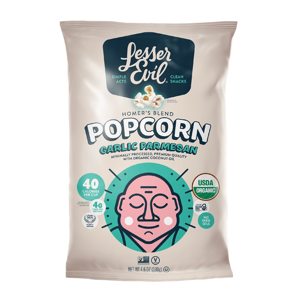 Garlic Parmesan Organic Popcorn