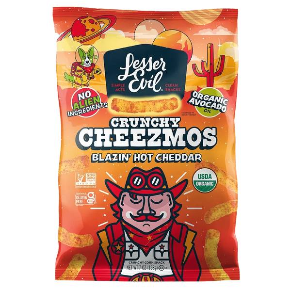 Blazin' Hot Cheddar Cheezmos