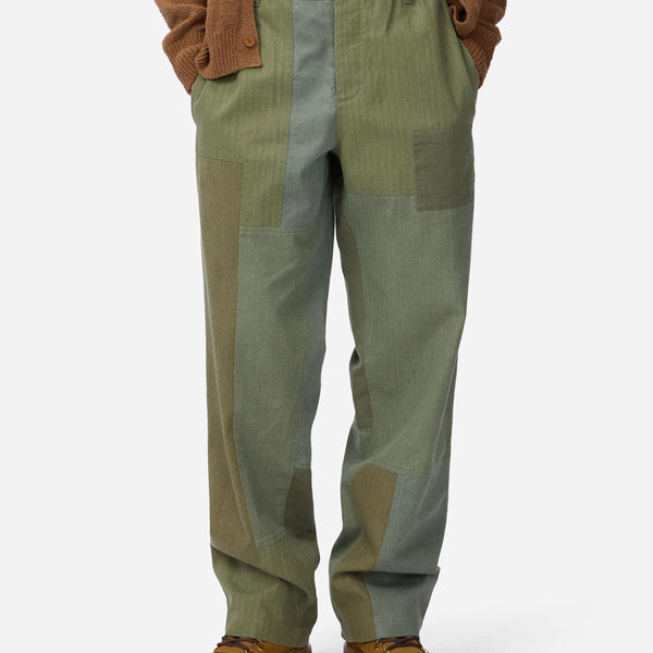 Harvest Pant ~ Patchwork Olive