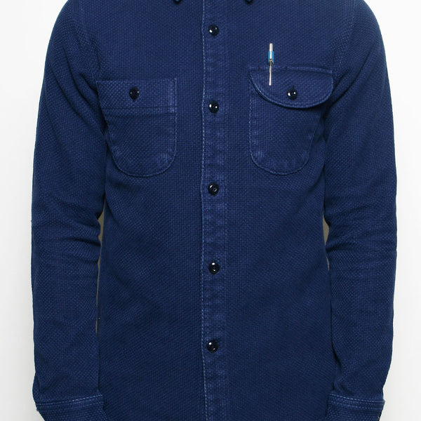 Work Shirt // Dyed Navy Sashiko