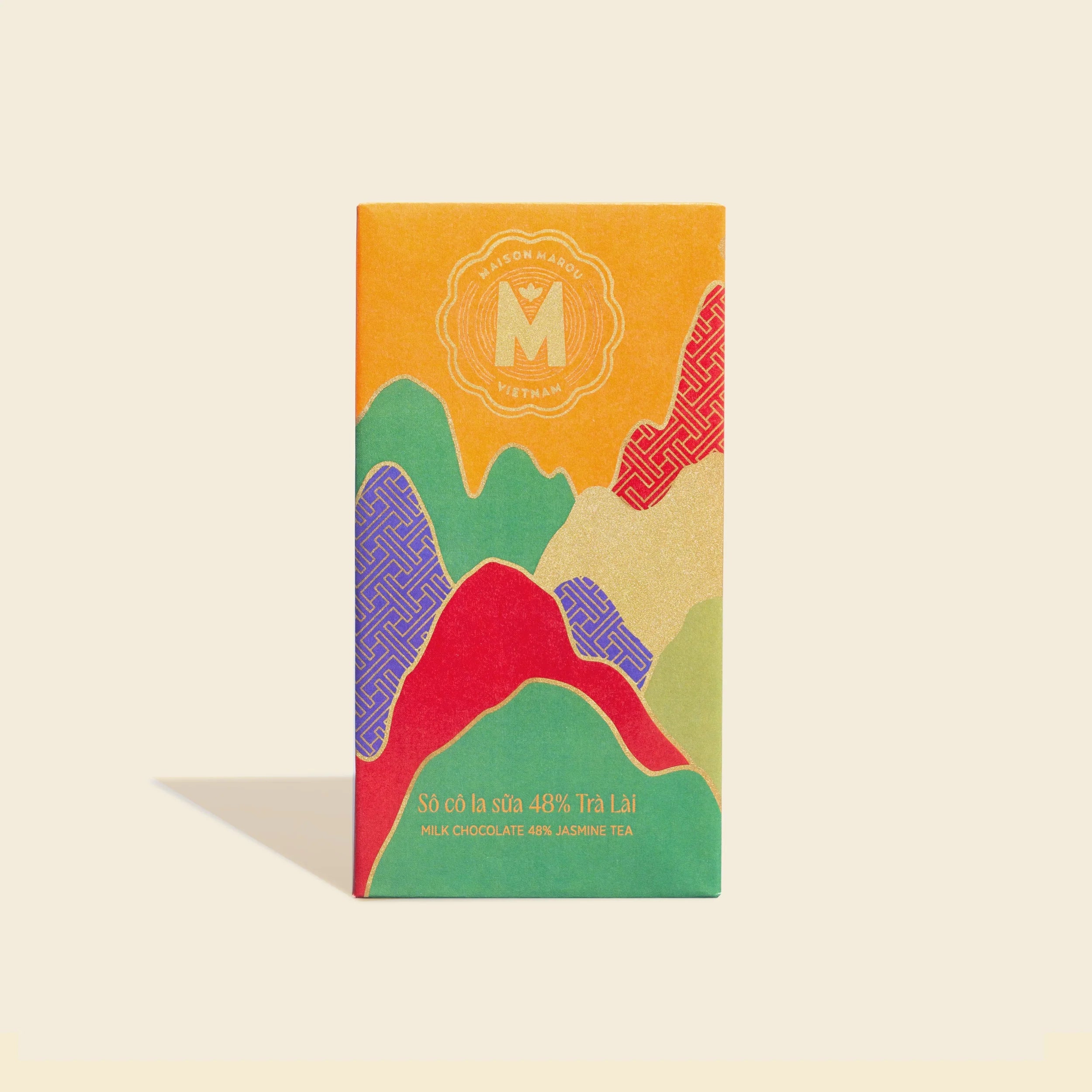 Jasmine Tea 48% Dark Milk Chocolate Bar – Mid-Autumn Festival