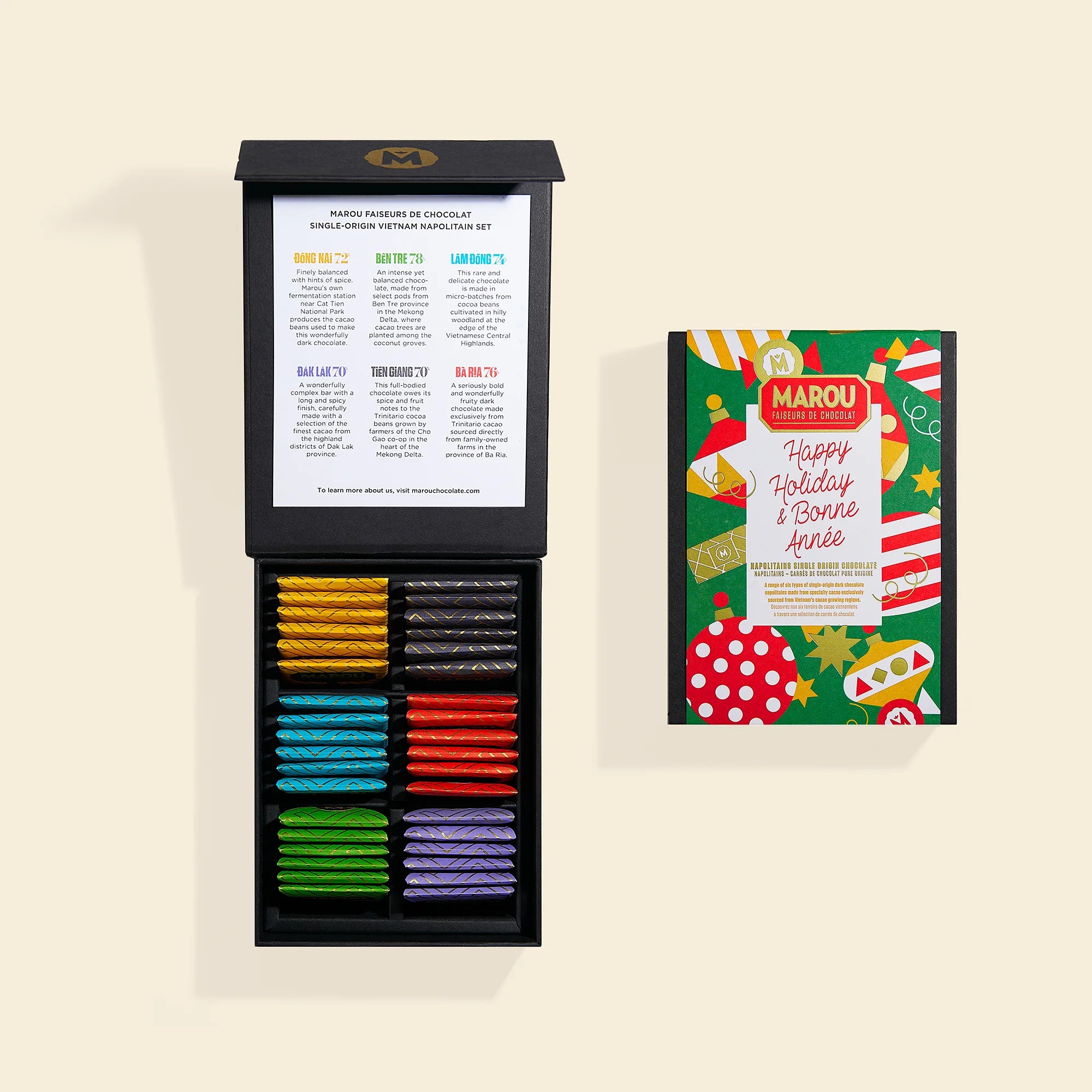 Single Origin Napolitain Gift Box – Christmas Edition