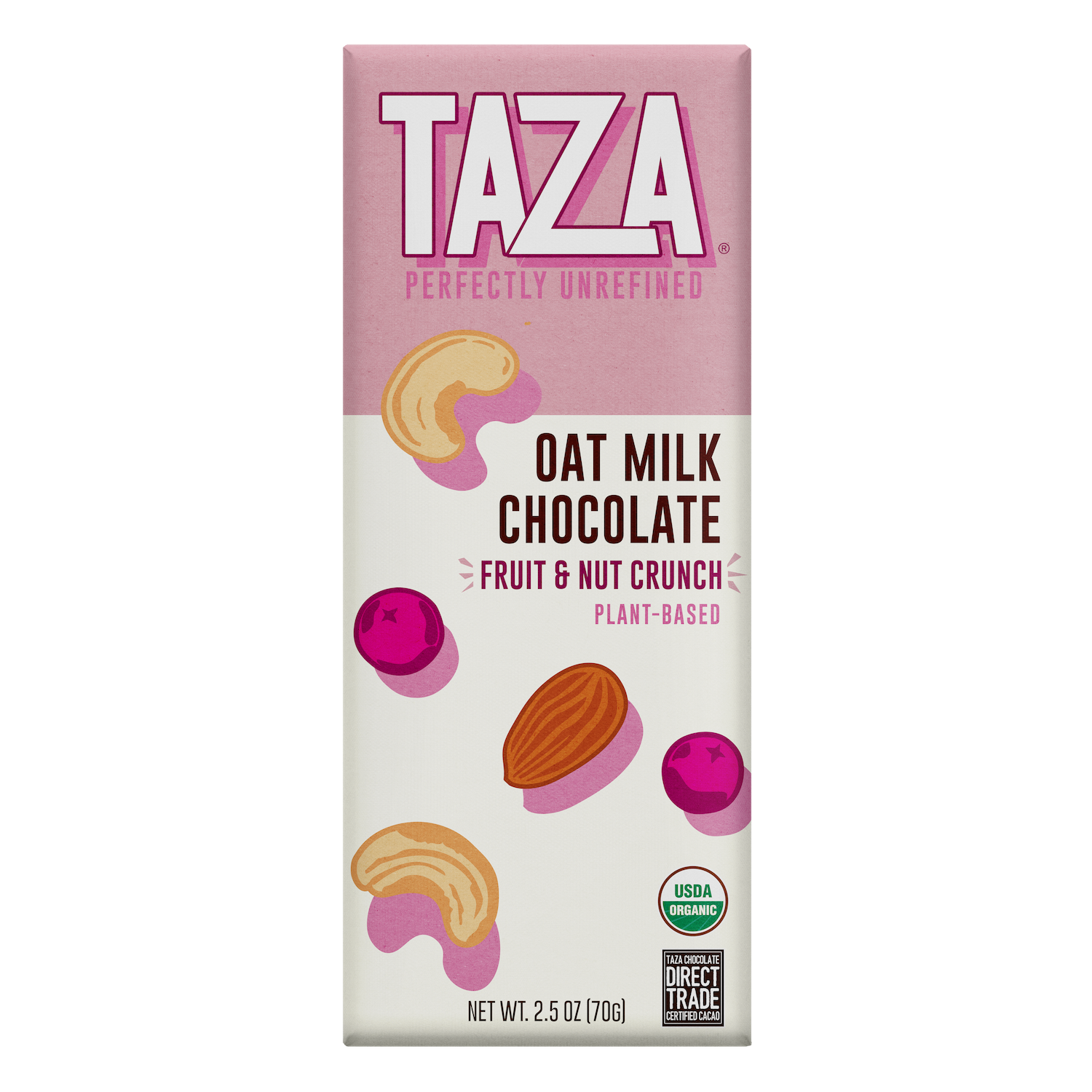 Oat Milk Chocolate Bar - Fruit & Nut Crunch