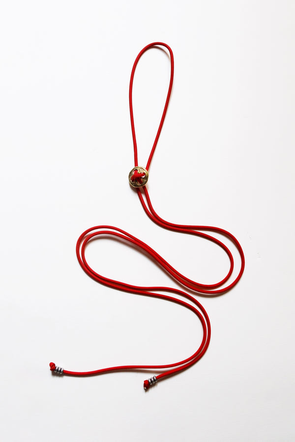 Button Bolo in Brass