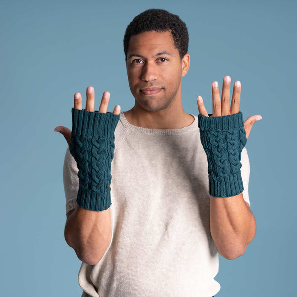 BOHOVILLE Elastic-Free 100% Organic Merino Wool Hand Warmers (No Latex, Certified Organic, Not Superwashed, No Polyester, No Polyamide, No Nylon, No Plastic, No Synthetics) (100% Biodegradable)
