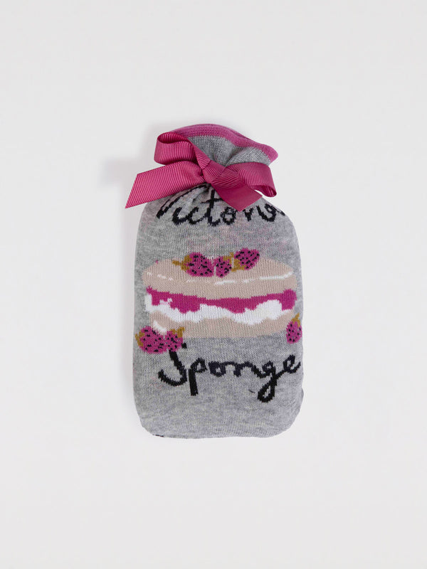 Victoria Organic Cotton Socks In A Bag - Grey Marle