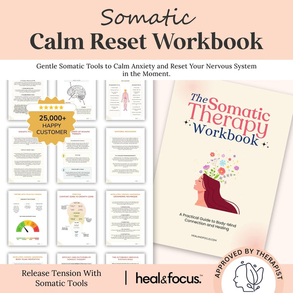 The Ultimate Somatic Therapy Workbook , Reset Anxiety, Heal Body & Mind with Grounding Tools
