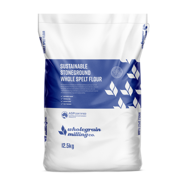 Wholesale - Sustainable Stoneground Whole Spelt Flour 12.5kg