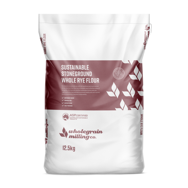 Wholesale - Sustainable Stoneground Whole Rye Flour 10kg