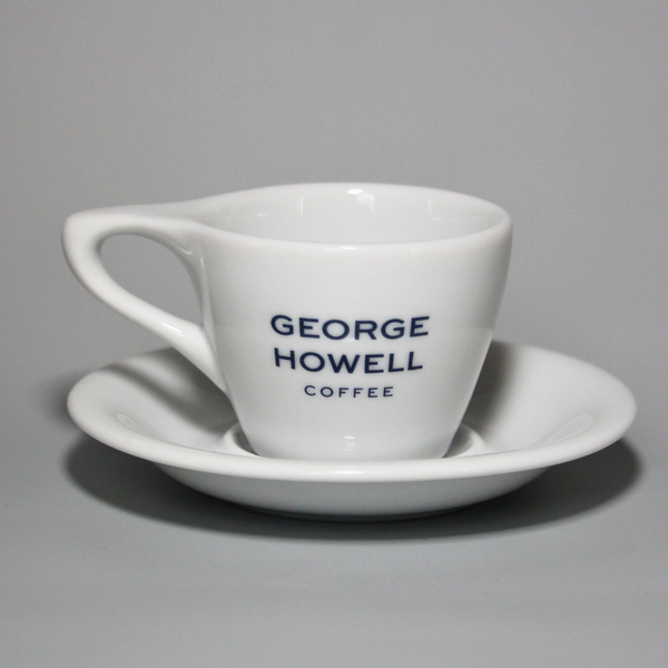 Logo Espresso Cup with Saucer