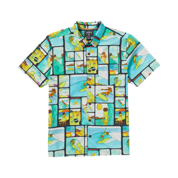Ads Woven Short Sleeve Shirt - Multi
