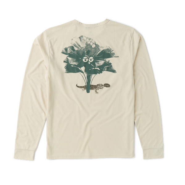 Mathis Active Long Sleeve Tee - Ivory