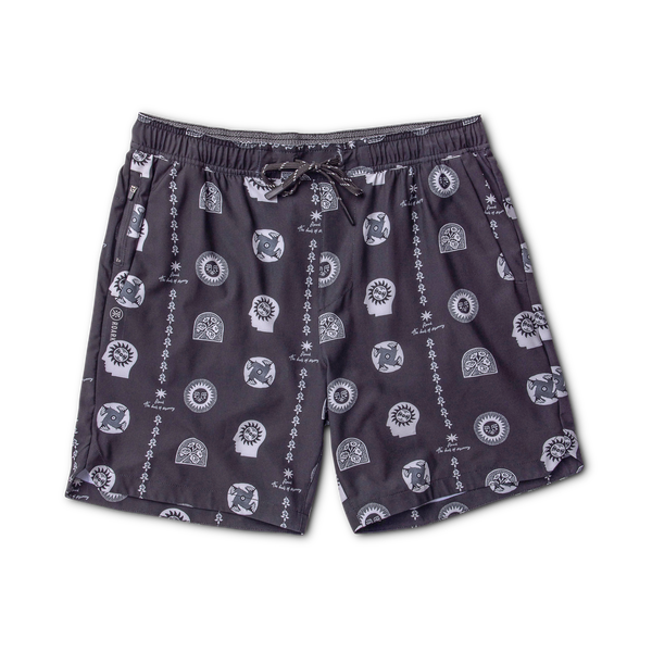 Serrano 7" Active Stretch Shorts - Black Print