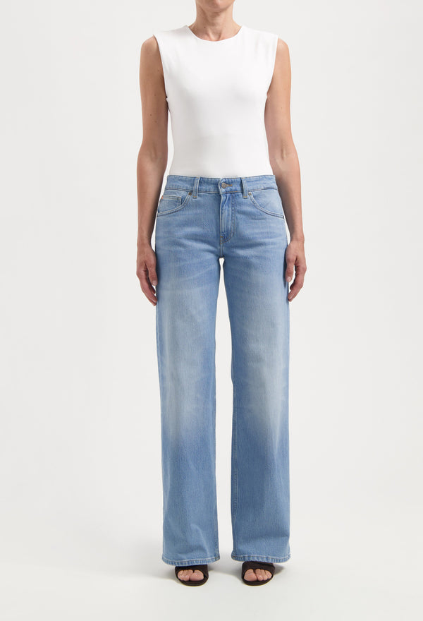 Cleo Mid Loose - Light Stone Vintage