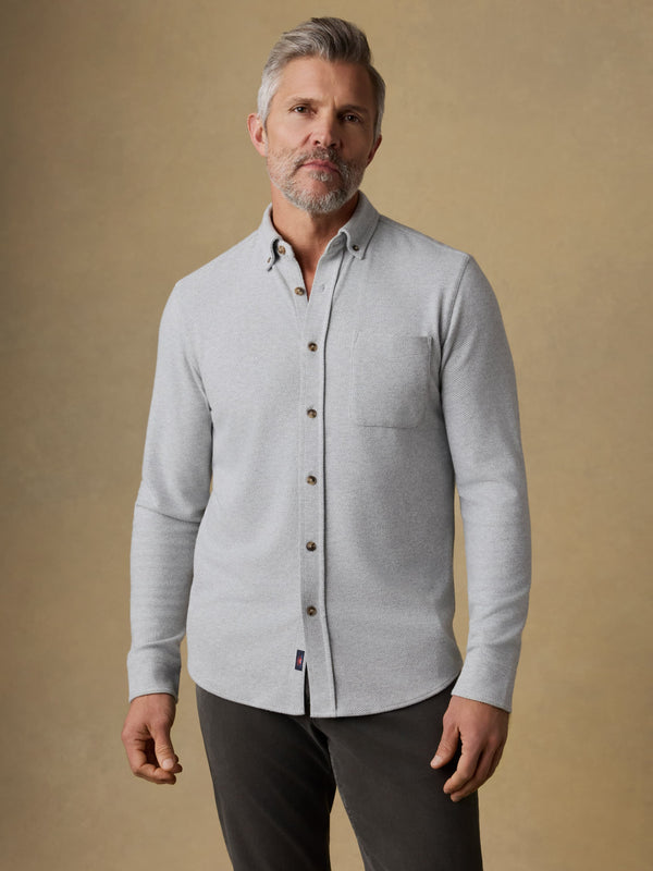 Legend™ Sweater Shirt (Single Pocket) - Light Heather Grey