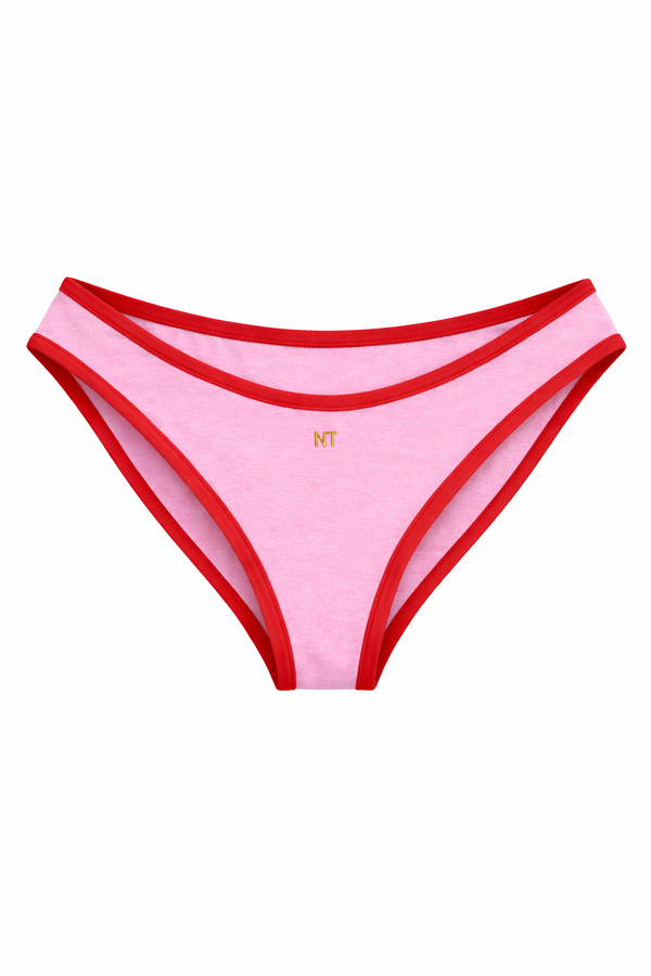 LOVE BIKINI BOTTOM, PINK SOLID